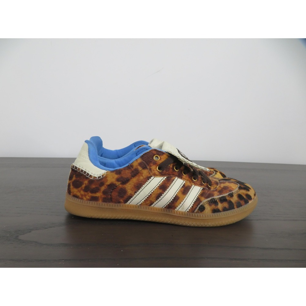 Adidas Samba x Wales Bonner Shoes Womnens 7.5 Pony Leopard Sneakers IE0578
